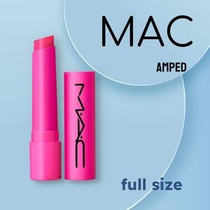 *🆕 MAC | FULL | Squirt Plumping Non-Sticky High-Shine Lip Gloss Stick Amped
